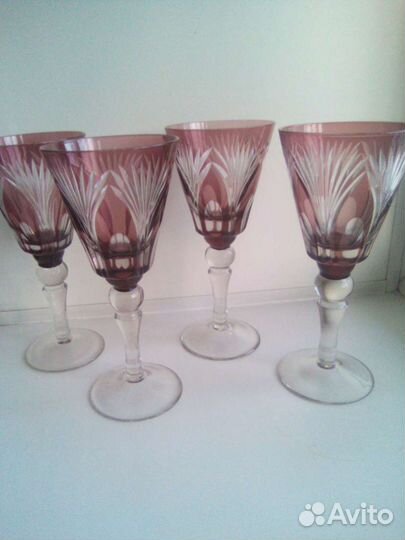 Хрусталь, фужеры ссср, кастрюля 6л и др