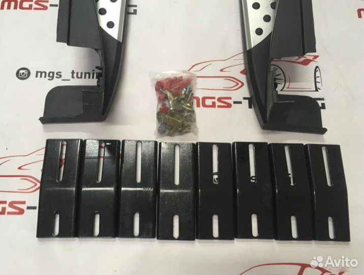 Пороги KIA Sportage 15+ дизайн 4