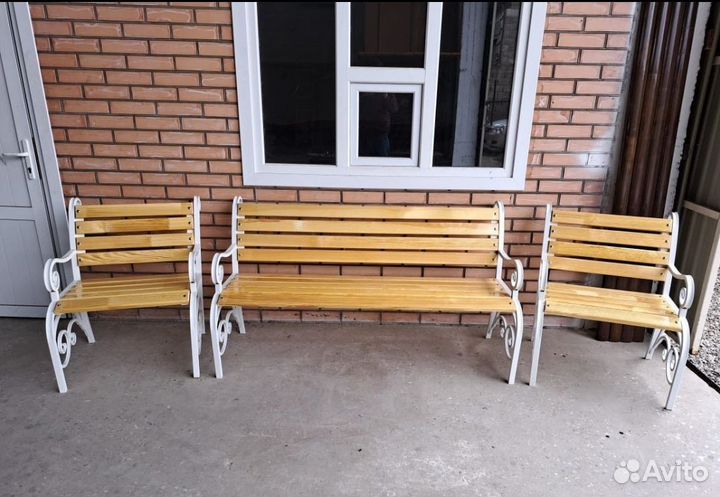 Скамейка садовая уличная