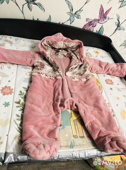Комбинезон демисезонный для девочки 74