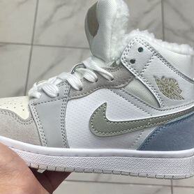 Кроссовки зимние nike jordan 1 детские