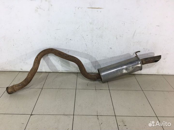 Задняя банка глушителя