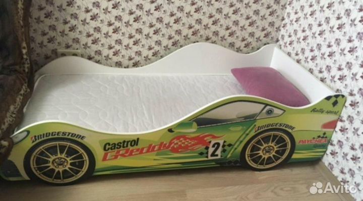 Детская кровать с матрасом бу