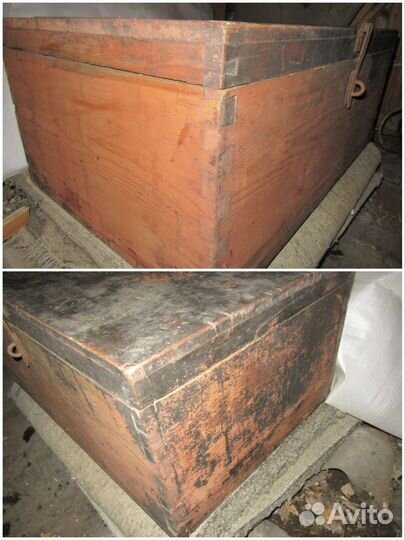 Сундук (ящик) деревянный старинный