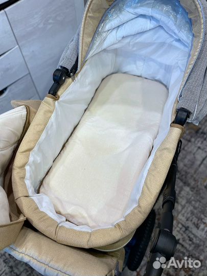 Коляска Verdi Zipy 3 в 1 льняная