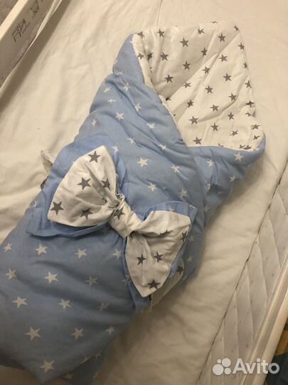 Конверт одеяло на выписку зима