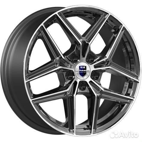 Диски K&K Юнион 7x17 5*108 ET50 DIA63.3 Алмаз черный Литой