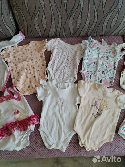 Вещи пакетом на девочку, размер 62-68