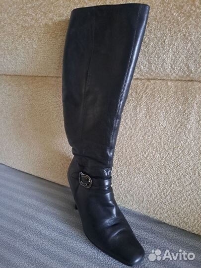 Зимние кожанные сапоги 38, francesco donni