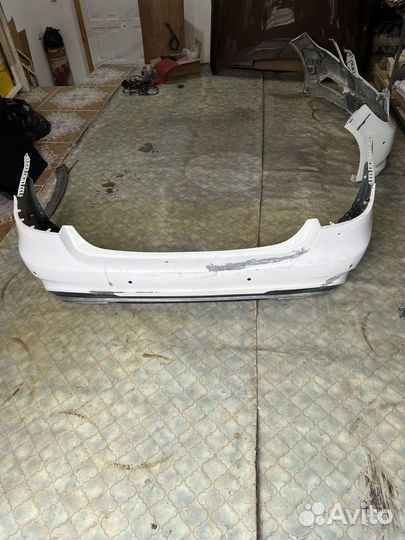 Задний бампер mercedes w212 AMG рестайлинг