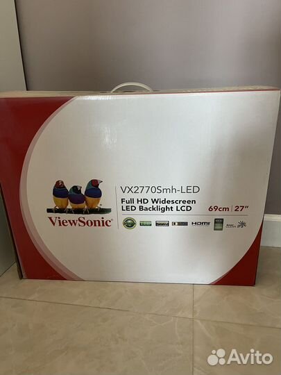 Монитор viewsonic VX2770mh-LED