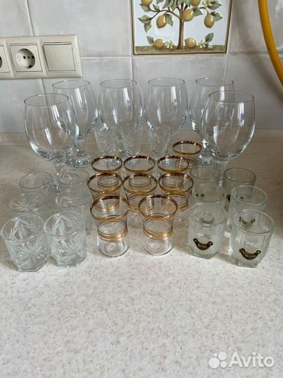 Хрустальные рюмки