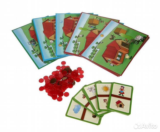 Деревенский дворик. Настольная игра