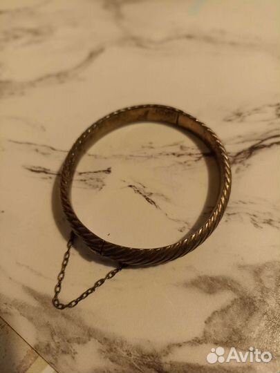 Серебряный браслет старинный