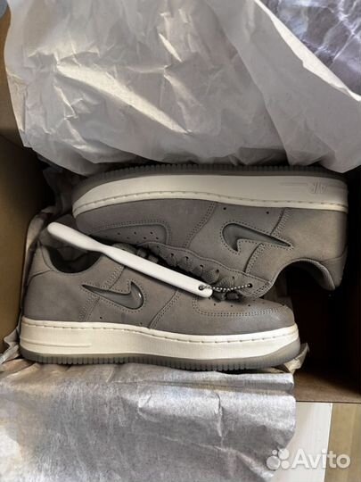 Кроссовки nike air force 1 low retro smoke grey