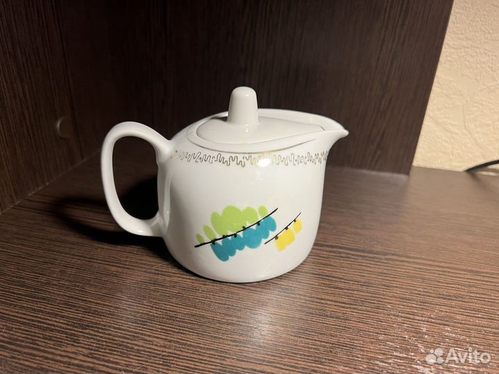 Чайник заварочный фарфоровый СССР Рига