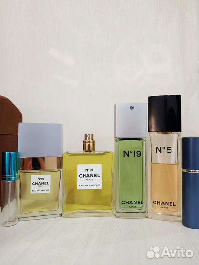 Сhanel N 19 и 5, флаконы и распив