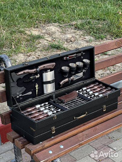 Шашлычный набор в кейсе