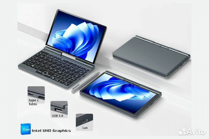 Карманный мини Ноутбук szbox, Intel N100, 512 gb