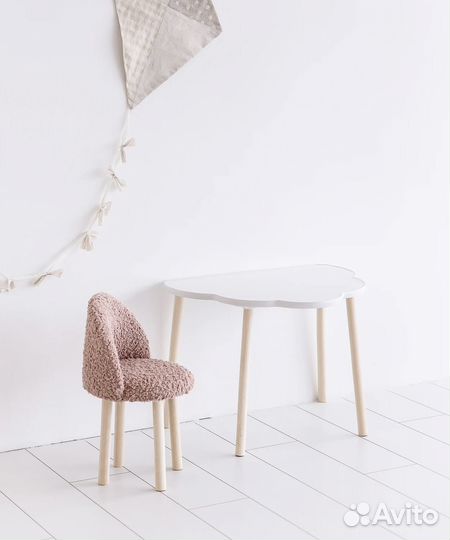 Стол и стул мягкий барашек