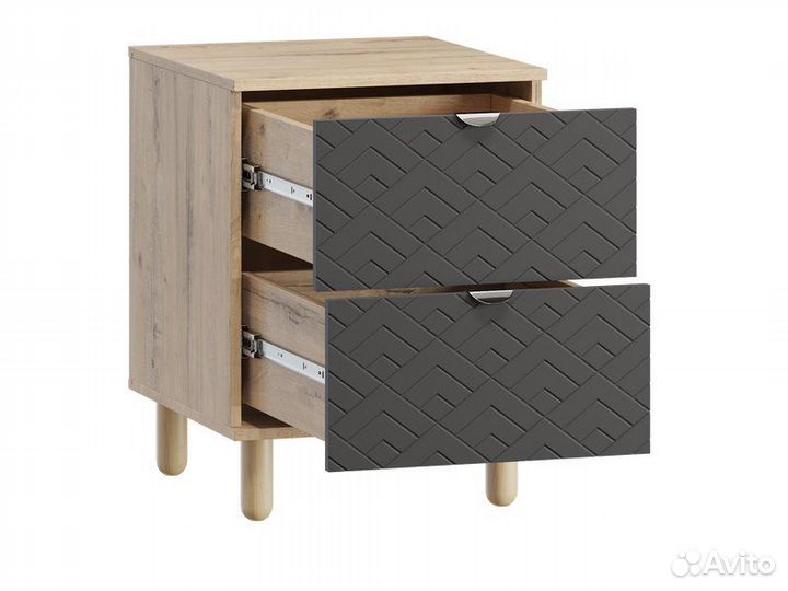 Тумба прикроватная Теджонс Time-2 Art Grafit