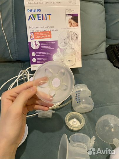 Молокоотсос avent электрический