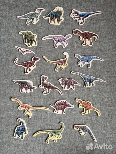 Магниты динозавры 20 штук