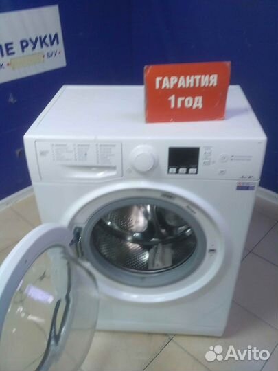 Стиральная машина бу hotpoint-ariston с гарантией 1 год