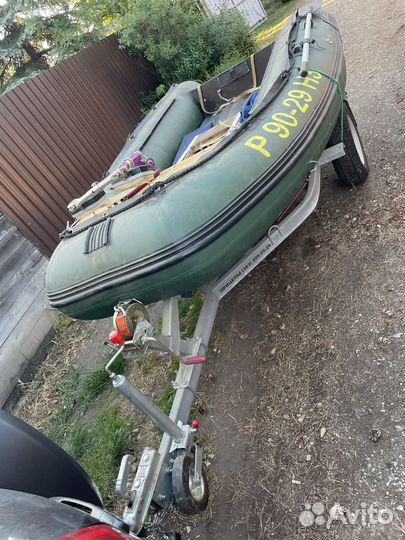 Продам лодку Solar 350 с мотором Parsun 9.8 л.с