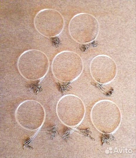 Поводки флюорокарбон 40 см