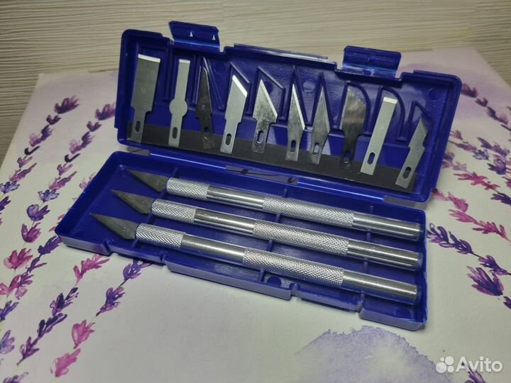 Набор ножей для моделирования со сменными лезвиями