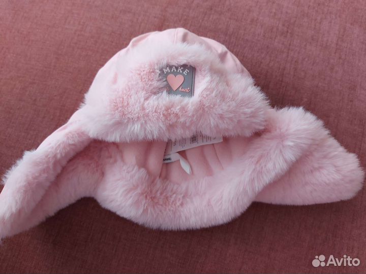 Шапка зимняя для девочки 50 52 новая