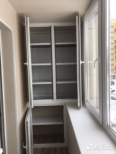 Балкон с отделкой под ключ