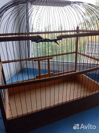 Клетка классическая деревянная