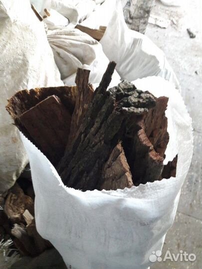 Кора дуба в мешках. Доставка