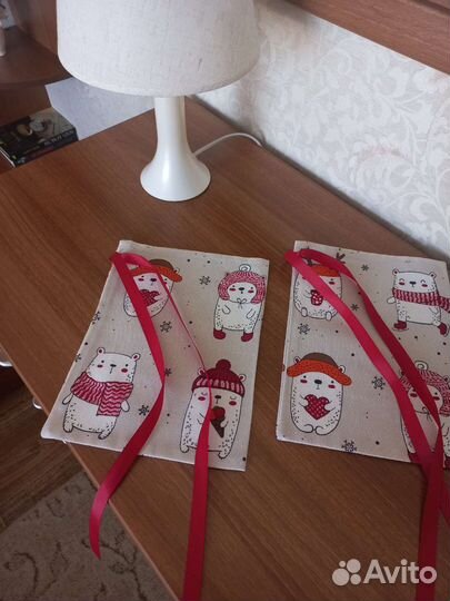 Новогдние мешочки для оформления подарков