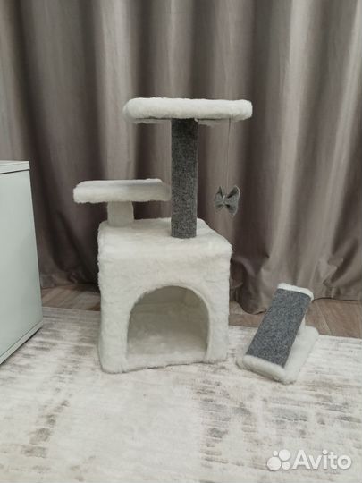 Домик для кошки с когтеточкой