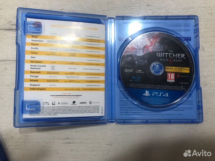 Ведьмак 3 Игра Года для Sony Ps4