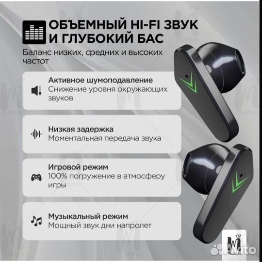 Беспроводные блютуз наушники