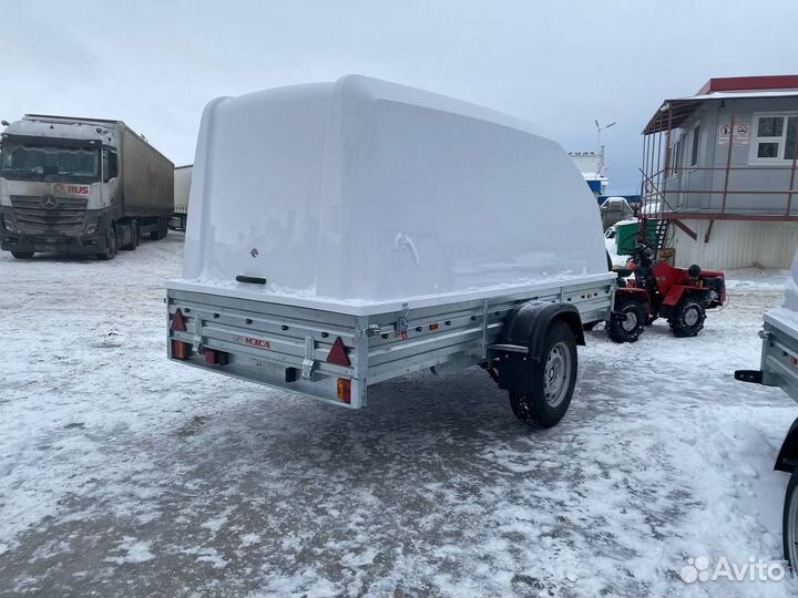 Прицеп Off-Road для снегохода. 3,43х1,51м. С крышк