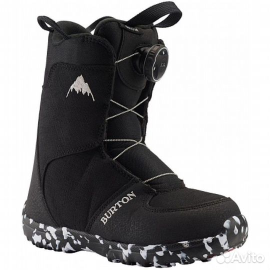 Ботинки Burton grom BOA black