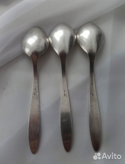 Ложки кофейные Серебро 916