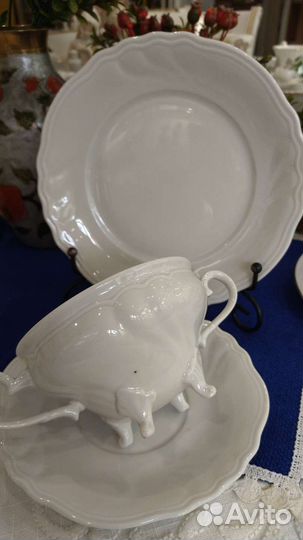 Винтаж набор бульонница и тарелочки