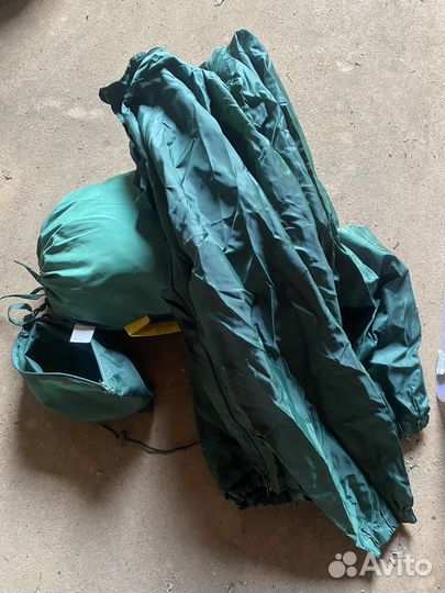 Тент и куртка