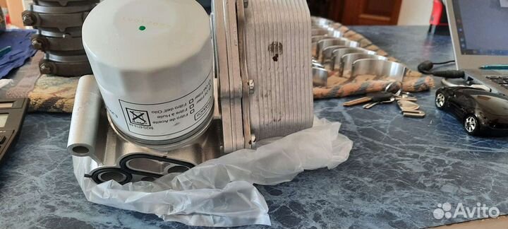 Маслоохладитель Форд Транзит и Пежо Боксер 2.2-2.4