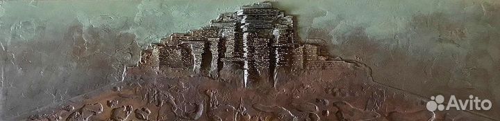 Картина рельефная