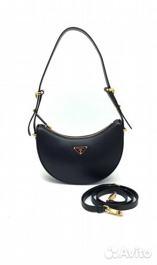 Кожаная мини сумка Prada