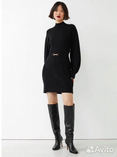 Платье из 100% кашемира & other stories S новое