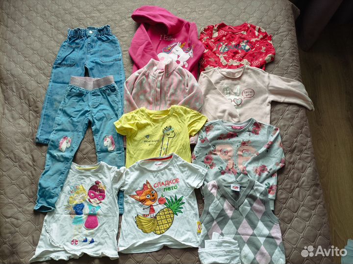 Вещи пакетом на девочку 98-104