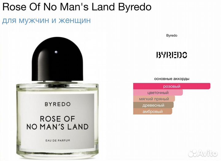 Духи унисекс Byredo Rose Of No Man's Land 100мл